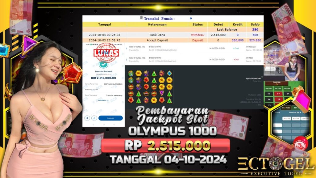 BUKTI JACKPOT SLOT GATES OF OLYMPUS 1000 TERPERCAYA DI INDONESIA TGL 04-10-2024